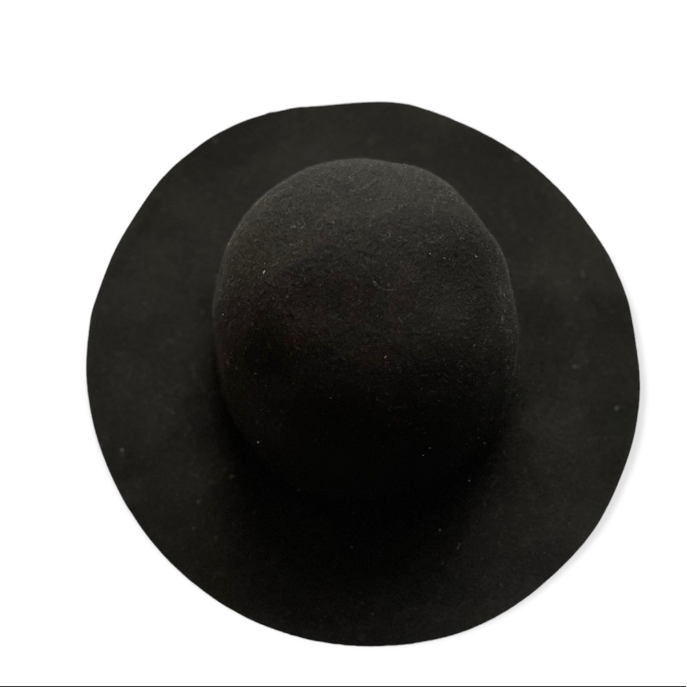 H&M round wool black hat nwt